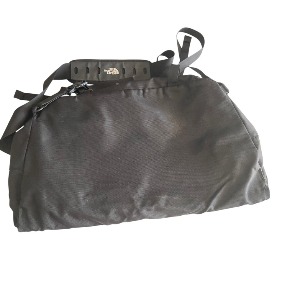 Vintage The North Face Messenger Shoulder Bag Satchel Reflective Stripe Black - Picture 6 of 11